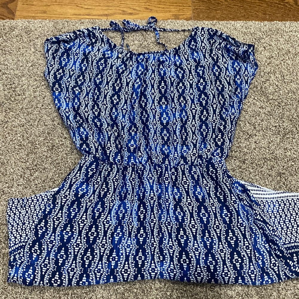 Blue patterned sundress size small from The Limited